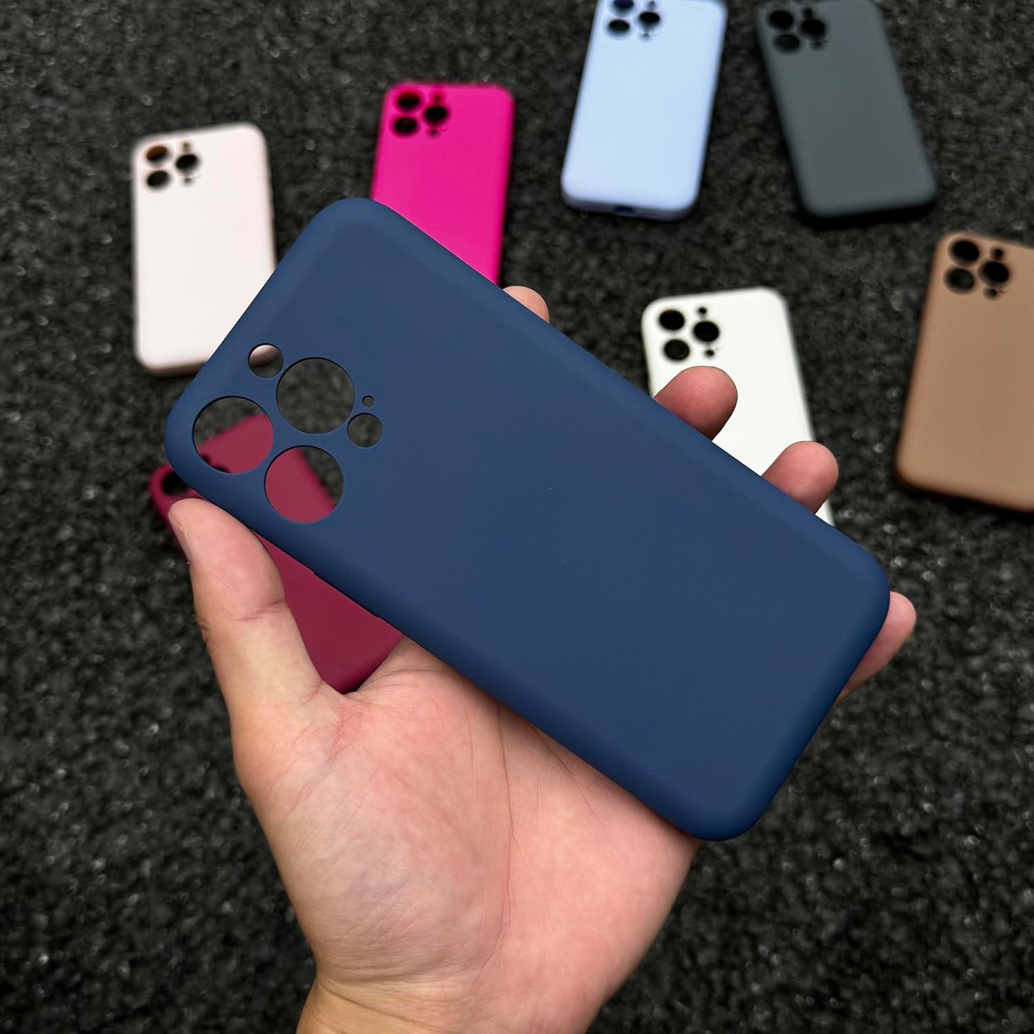 【Buy One Take One】Solid Color Matte Silicone iPhone Case, Slim Soft Shockproof Anti‑Slip Anti‑Yellowing Protective Cover, Black for 17 16 15 14 13 12 11 X/XS/XR/XS Max Pro Pro Max Plus Air Perfect Gift for Her/Him