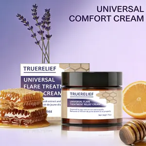TRUERELIEF Universal Soothing Skin Balm with Propolis and Egg Yolk Extract, Multi Purpose Skin Care Cream, Anti Chafing Skin Relief Balm for Itchy and Irritated Skin, Body Care Moisturizing Ointment