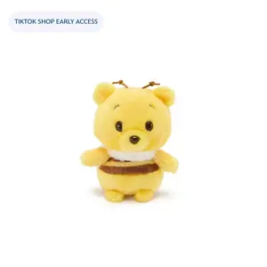 Disney Store Winnie the Pooh as Bee Urupocha-Chan Plush – Mini 4 1/2'' – Disney Store Japan