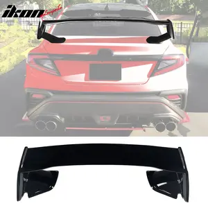 Rear Trunk Spoiler for Subaru WRX 2022-2025 STI Style Carbon Fiber Print ABS