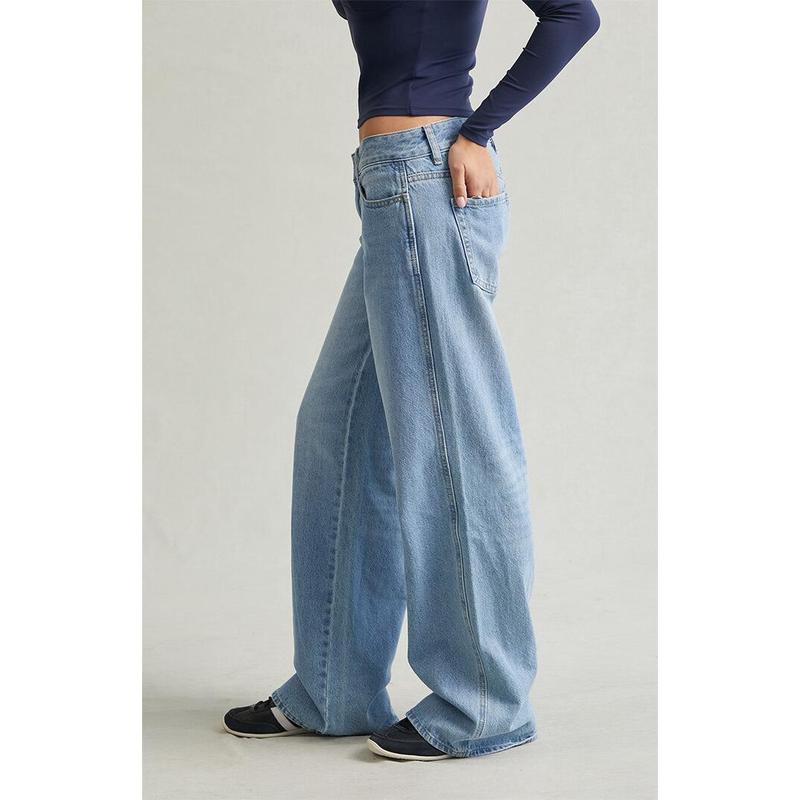 Pacsun Women's Casey Low Rise Baggy Jeans Astrid