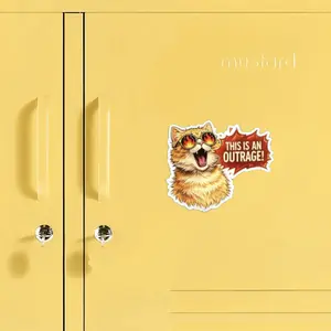 Dungeon Crawler Carl Magnet, Princess Donut Cat Funny Meme, Fridge Decor Gift for Gamers and Readers