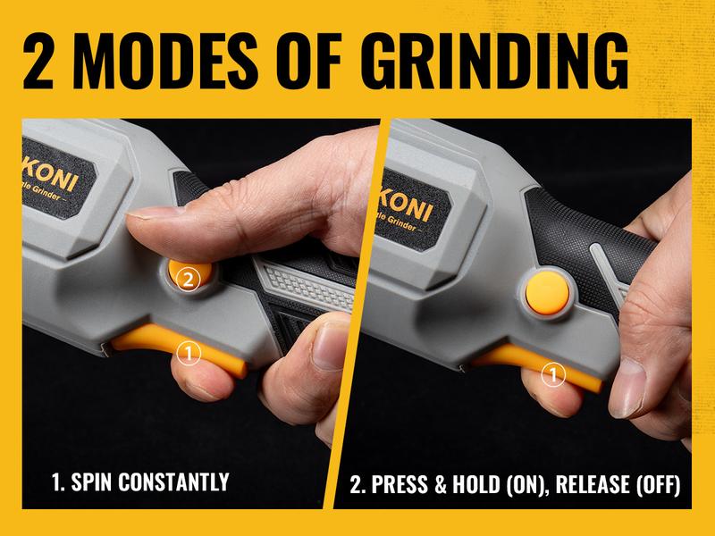 Brushless Motor Angle Grinder Cordless With Battery And Extensive Accessories, A Multi-purpose Machine, No Load Speed: 9000r/min, Three Adjustable Speed Settings, And A Compact Design, Perfect For Grinding And Polishin