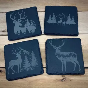 Hunting Theme Slate Coasters (set of 4)