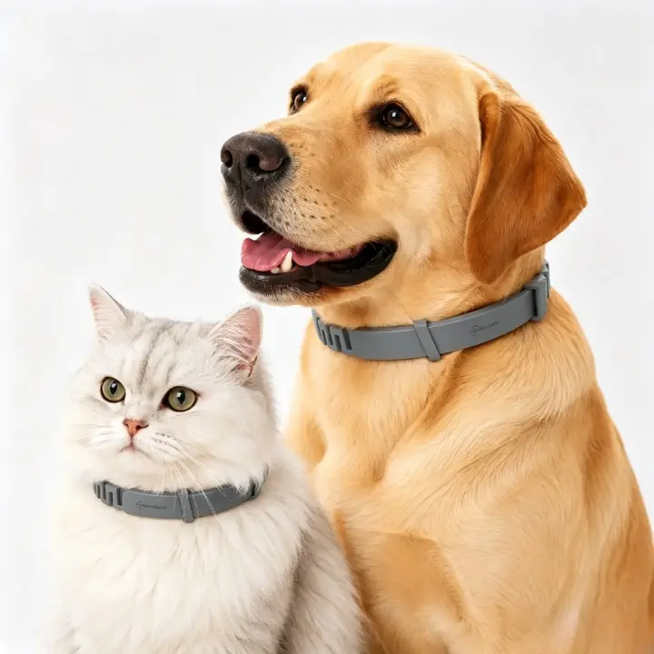 Adjustable Dog Collar - Natural Essential Oil Blend for Gentle Insect Repellent, Fresh Scent, Lightweight, Comfortable Fit - for Large Dogs Over 18 lbs, Everyday Wear & Outdoor Walks, Home Use