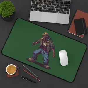 Zombie, Desk Mat, Mouse Pad, Desk Accessory, Office Decor, Gaming Mat