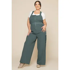 Take a Hike Overalls - Fog Green