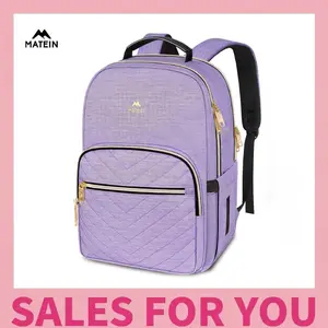 MATEIN Aesthetic College Backpack for Women & Girls | Water-Resistant 15.6 Inch Laptop Bookbag | Cute Campus Daypack with Secure Anti-Theft Pocket | Stylish Tech Rucksack for School & Travel | Essential Organized Daily Bag