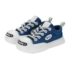 Denim Blue Open-Toe Canvas Shoes Casual Training
