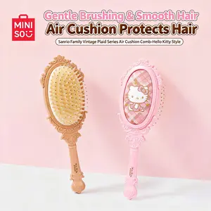 MINISO SR Characters 3D Massage Air Cushion Comb HK Cinna Melody KM Pochacco Hair Brush,Detangling Brush,Scalp-Friendly,Christmas & Birthday &New Year Haul