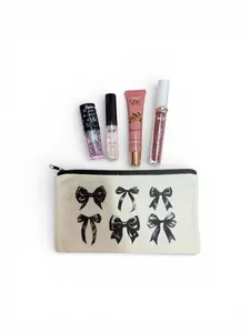 4 Lip Products & Cosmetic Pouch