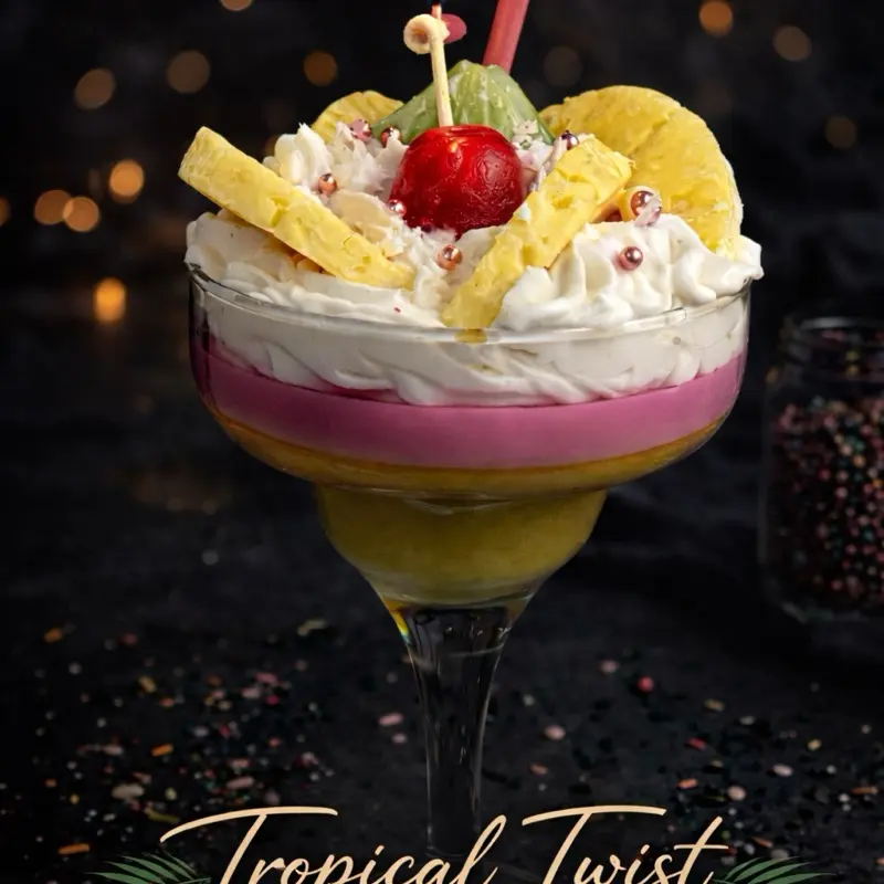 Tropical Twist Margarita Dessert Candle - Perfect for Cake and Food Enthusiasts