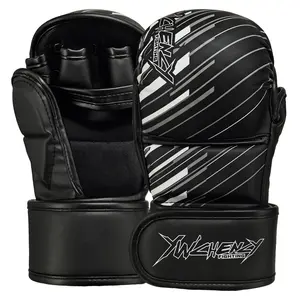 Pair of Boxing Gloves, Gym Gloves with Slip-On Design, Wrist Straps, Durable Gloves for Boxing, Comfortable Fitness Gloves for Training