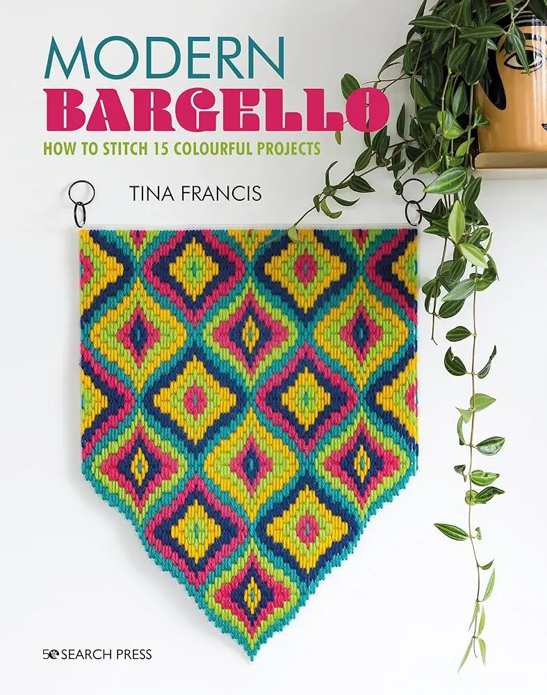 Modern Bargello Craft Book - Tapestry Wool Guide, Tapestry Needle Tips, Bold Bright Colors, Psychedelic Designs, Approachable Instructions, 15 Stitching Projects for Modern Houses