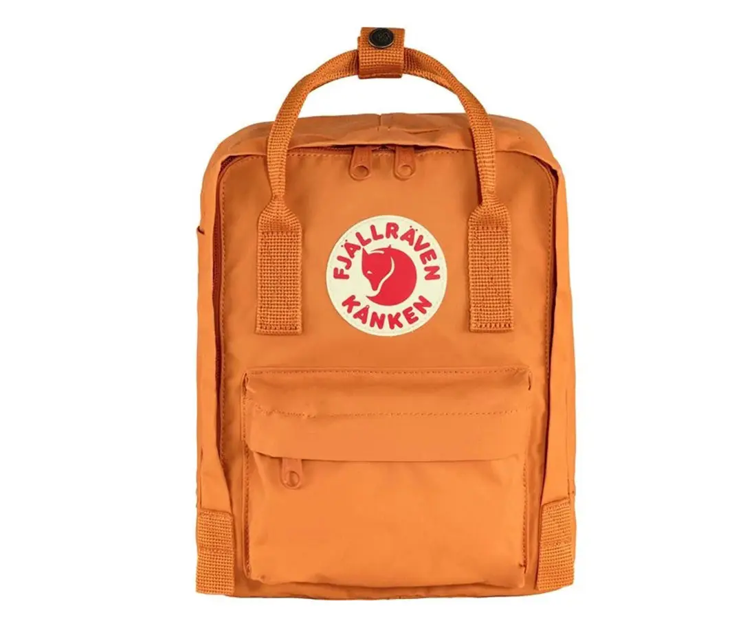 Fjallraven Kanken Mini Unisex Backpacks, Color: Spicy Orange Fjallraven Kanken Mini Unisex Backpacks, Color: Spicy Orange