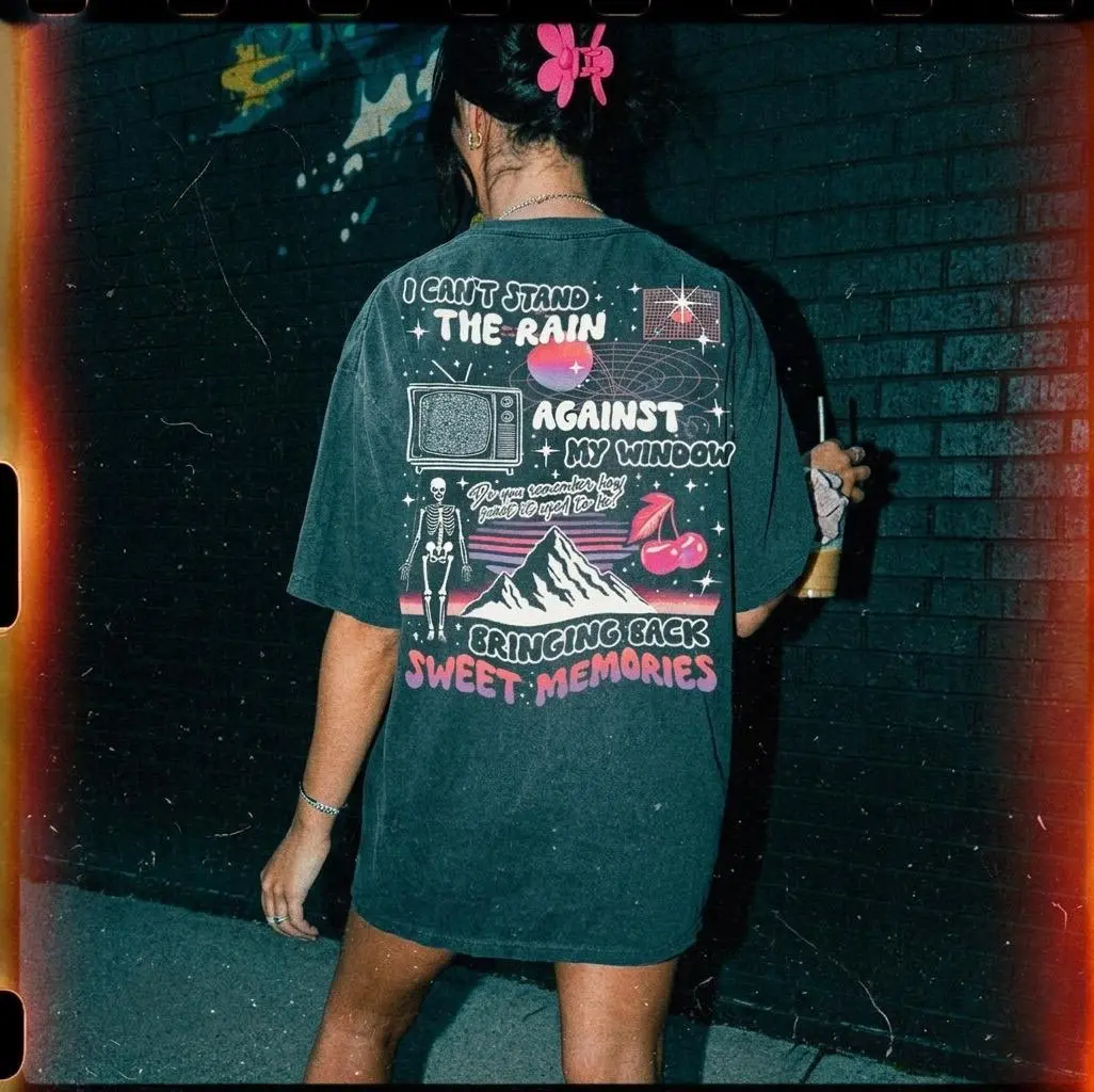 Zeds Dead Sweet Memories Graphic Tee  Retro EDM Festival Merch | Oversized Rave T-Shirt for Men & Women