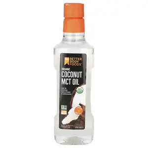 BetterBody Foods Organic Coconut MCT Oil, 16.9 fl oz (500 ml)