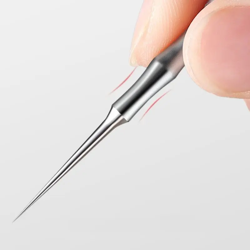 German Acne Blackhead Removal Needles Pimples Blackhead Clip Tweezers Beauty Artifact Blemish Extractor Remover Needle Tool Precision Pimple Popper