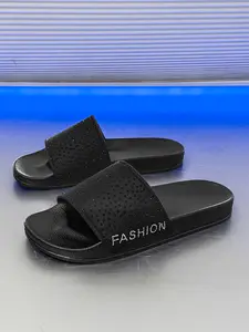 Luxury Valentine's Day Gift, Decorative Diamond Letter Men's Slip-On Sandals Slipper, Trendy Comfortable Shoes, All-Day Soft Cushioning