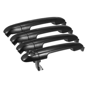Front Rear Left Driver Right Passenger Side Exterior Door Handle Fit for Hyundai Sonata - Pack of 4 Black