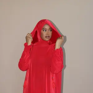 Jersey Hooded Abaya