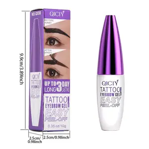 Rasgable dyed eyebrows cream, eyebrow pencil semi-permanent, water resistant and natural long lasting, up to 5 days
