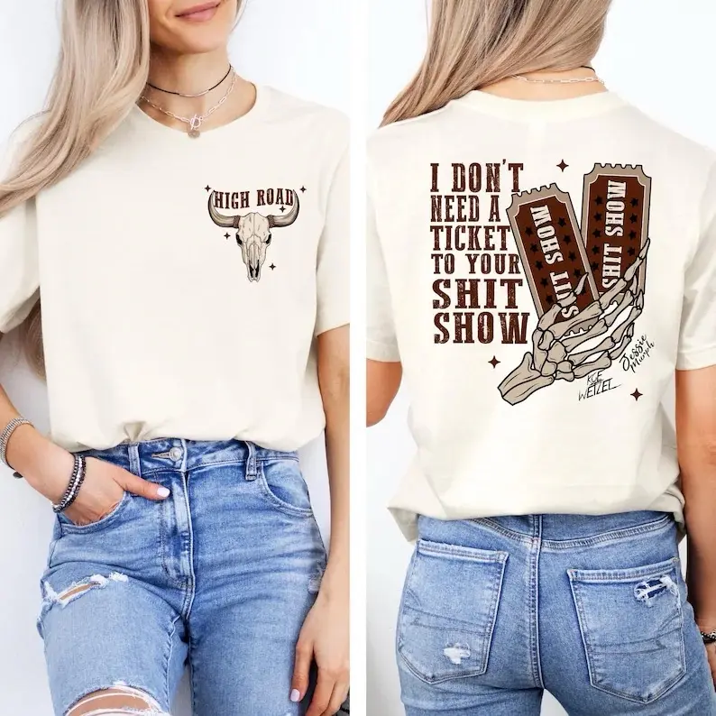 Handmade shit show Unisex Tee - Unique Personalized Addition to Your Wardrobe - Fit, Top