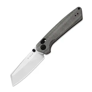 Kizer Madrac Grey Micarta Handle Nitro-V Steel V3693A3