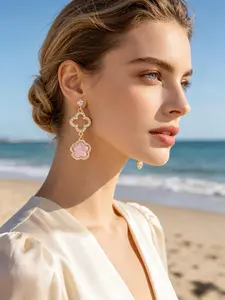Women's S925 Four-Leaf five-leaf Clover Earrings Set, Elegant & Stylish Design, Perfect Gift for Her, Durable Quality Jewelry