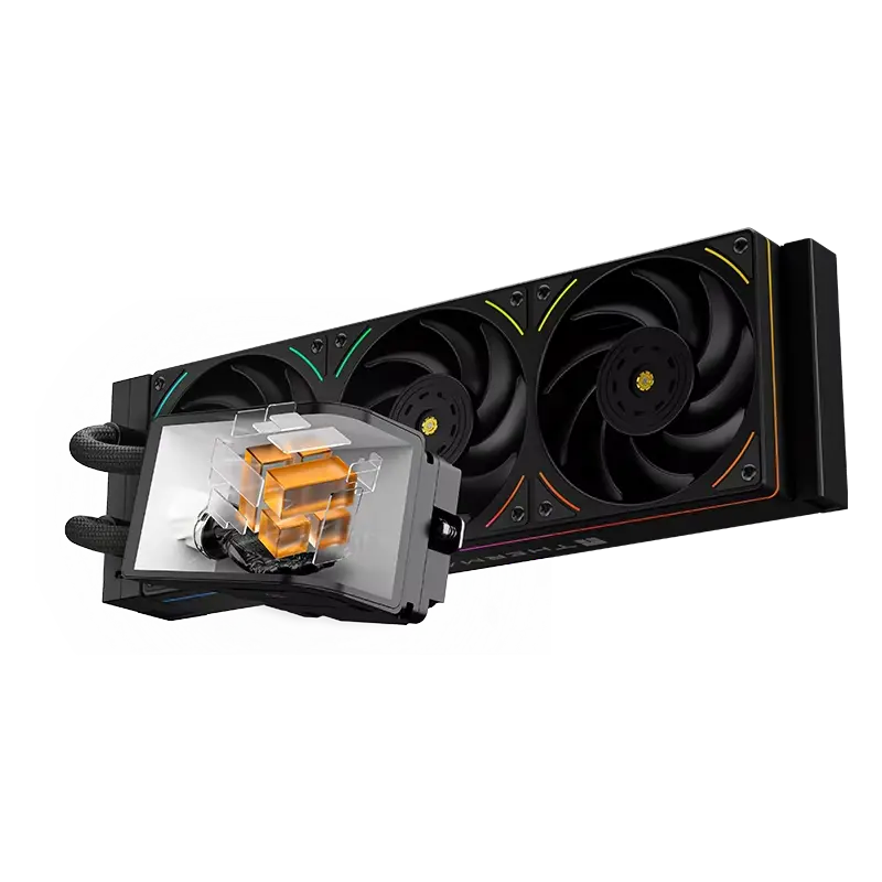 Thermalright Wonder Vision 360 Curved Screen 360mm All-in-1 Liquid CPU Cooler with 6.67in LCD Display for Gaming PC Desktop Chassis Build