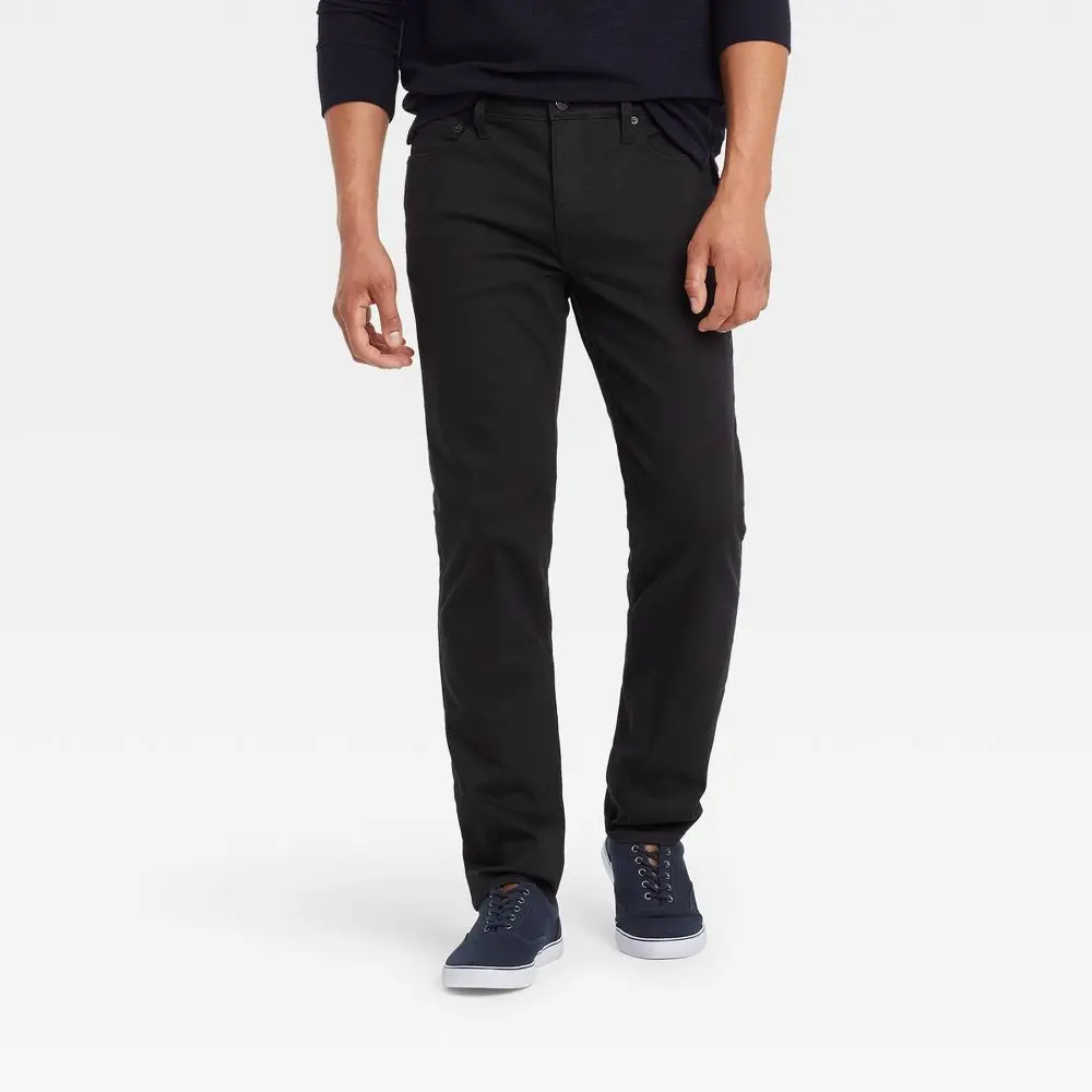 Men's Slim Fit Jeans - Goodfellow & Co Black 32x34