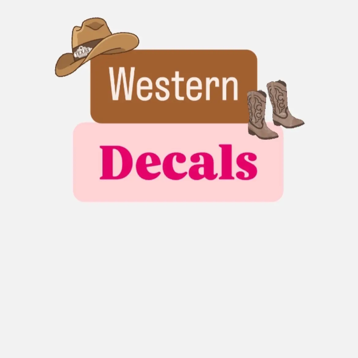 Western Decals for Personalizing Tumblers - Perfect for Your Drinkware Collection - Bottle