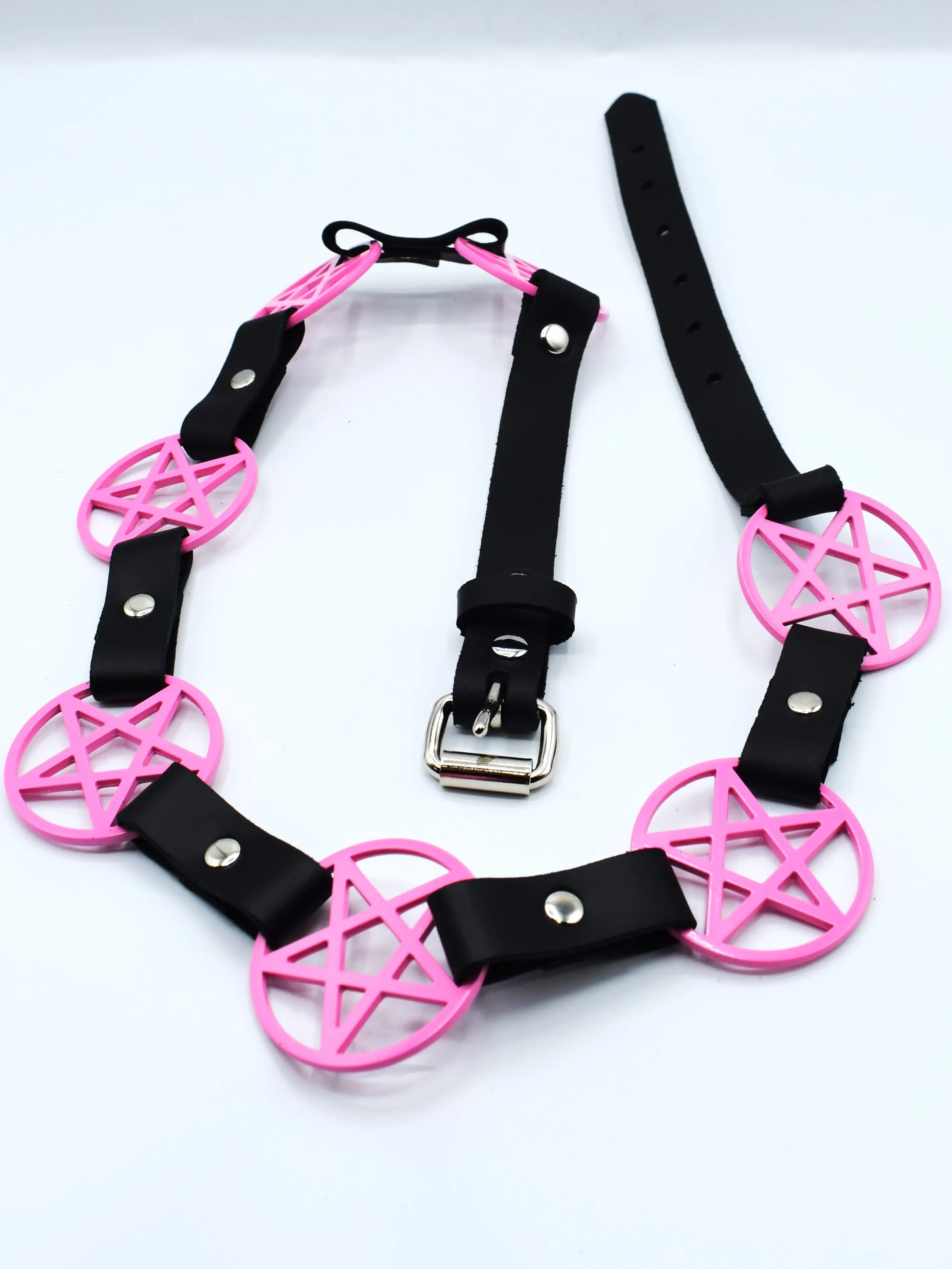 Pentagram Link Belt- Pink RESTOCKING SOON! SIGN UP FOR NOTIFICATIONS!
