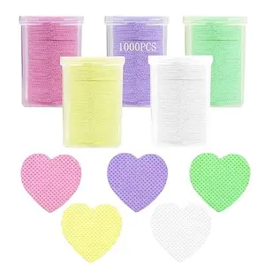 Lint Free Nail Wipes, 1000 PCS Nail Wipes Eyelash Extension Glue Wipes