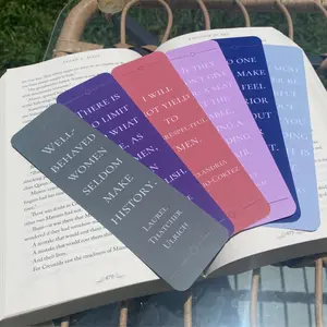 Empowering Female Voices Bookmarks – Feminist Bookmark Set, Inspiring Female Quotes, Bookish Gift for Her