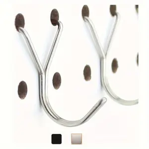 Stainless Steel Pegboard Hook, Durable and Sturdy Pegboard Hook, Shelving Pegboard Display Hook, Metal Pegboard Hook for Garage, Office, Kitchen, Store