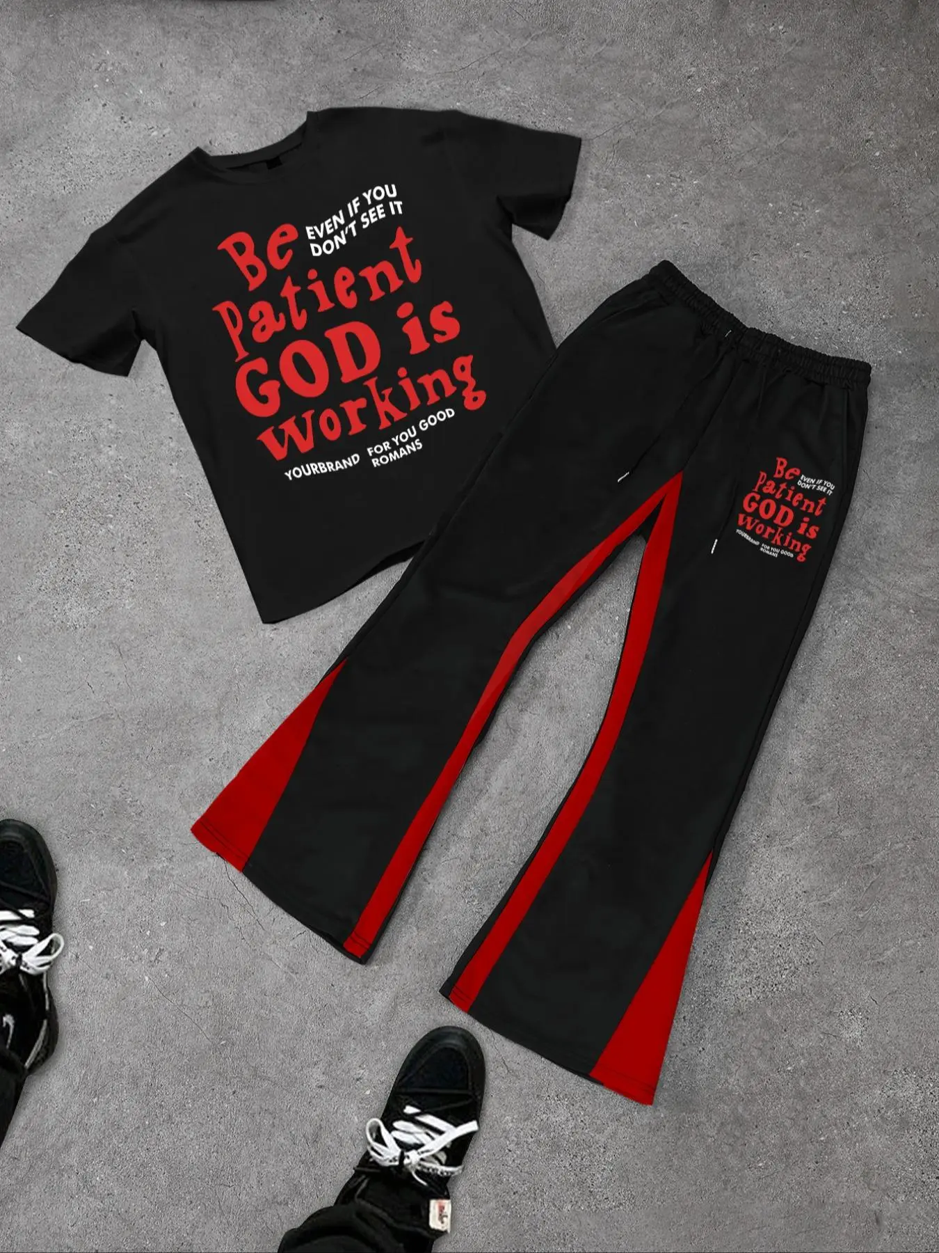 Men's Dual-Tone Ultratech Wool Sports Set, Includes Hoodie & Jogger Pants, Comfortable & Stylish Activewear for Gym & Fitness