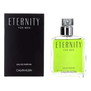 Calvin Klein Eternity Men's EDP Spray - 6.7 oz, Amber, Fresh, Herbal, Jasmine Scented Fragrance for Men