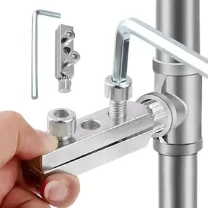 High-Quality Metal Stripped Pipe Thread Extractor Set for Damaged Screw & Bolt Removal - Easy Out Bolt Extractor Kit for DIY Projects & Men's Gifts Hex Shank Drill