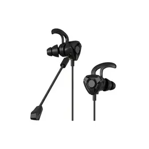1pc Electronic Gaming Headset, In-Ear Wired Earphones, Suitable for Phone and Computer, Esports Gaming Headset, Long Microphone