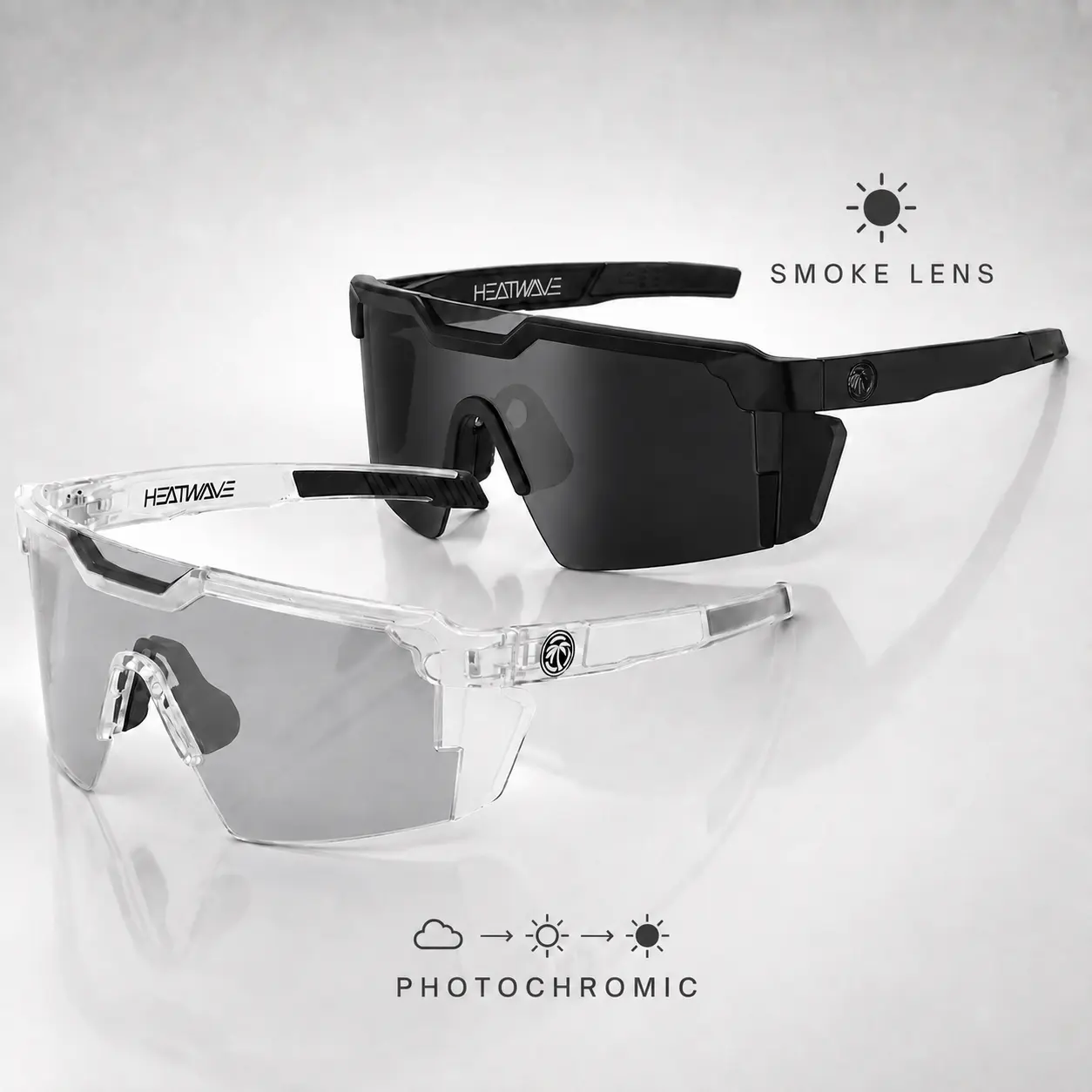 HEATWAVE 2-Pack Z87 Safety Glasses for Men, UV400 Protective Sunglasses, Wraparound Work Glasses for Outdoor & Everyday Use