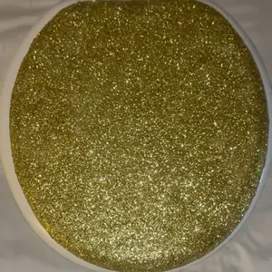 Glitter Glam Toilet Seat - Gold Glitter Finish for Luxurious Bathroom Decor