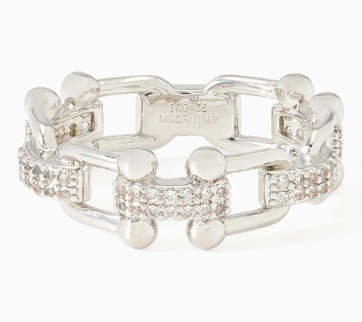 David Markstein Bronze Couture Status White Topaz Ring
