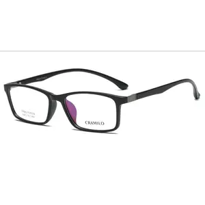 Classic Narrow Rectangular TR90 Thin Plastic Optical Eyeglasses Frame F3009-C3