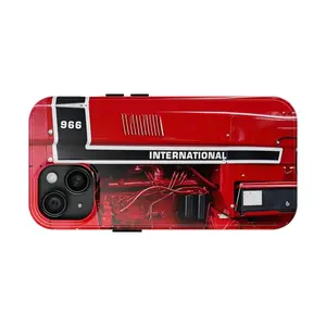 International 966 black stripe Farmer Red Tractor Phone Case HG  Tractor Phone Case HG