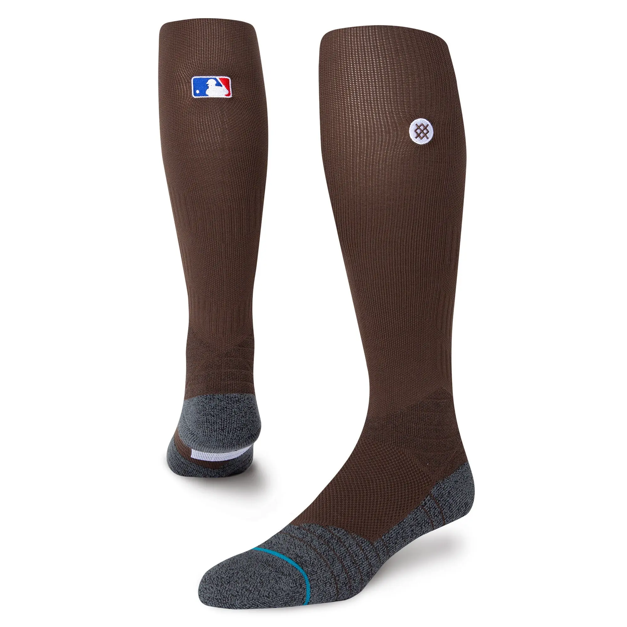 Stance MLB Diamond Pro Solid Color OTC Socks (Brown)
