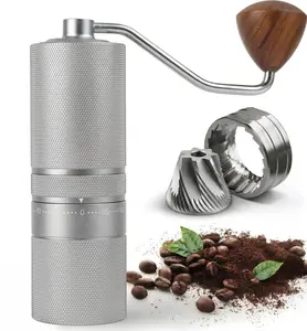 Premium Manual Coffee Grinder | 7-Core CNC Burr with 60 Precise Settings | Espresso to French Press