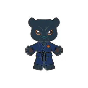 Jiu Jitsu Combat Creatures Paulo the Panther Collectible Pin by Lord Mesa
