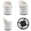 CHAIRUS 3-in-1 Sherpa Foam Soft Seat Ottoman Stool - 360° Swivel Ease, Foldback Backrest, Footstool with Storage, Hidden Lid, 16.5"w x16.5"d x17.5"h, Modern Cylindrical Vanity Furniture for Small Spaces (Home Decor) CHAIRUS 3-in-1 Sherpa Foam Soft Seat Ottoman Stool - 360° Swivel Ease, Foldback Backrest, Footstool with Storage, Hidden Lid, 16.5"w x16.5"d x17.5"h, Modern Cylindrical Vanity Furniture for Small Spaces (Home Decor)