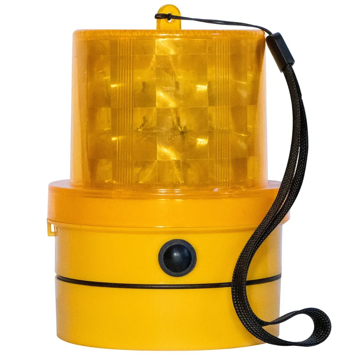 VULCAN Amber LED Emergency Warning Beacon - Portable - Magnetic and Battery-Operated - 24 LEDs - Photocell Technology - Low Light or Dark Conditions Safety